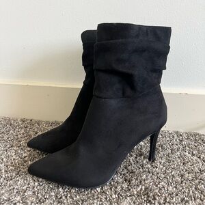 Marc Fisher Pointed Toe Suede Ankle Boots